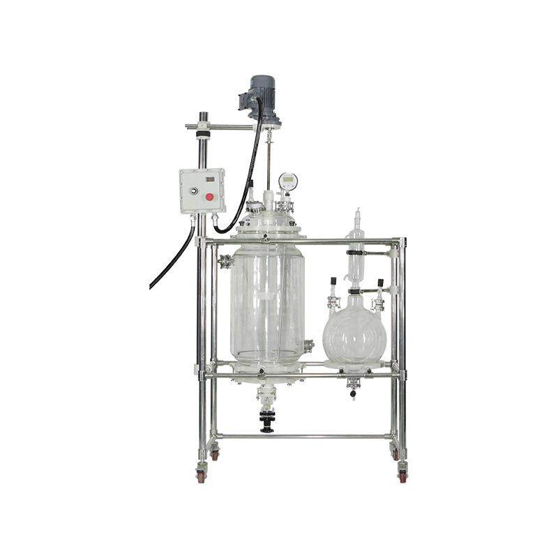 YFR夹套结晶反应釜10-150L实验室结晶合成过滤反应器