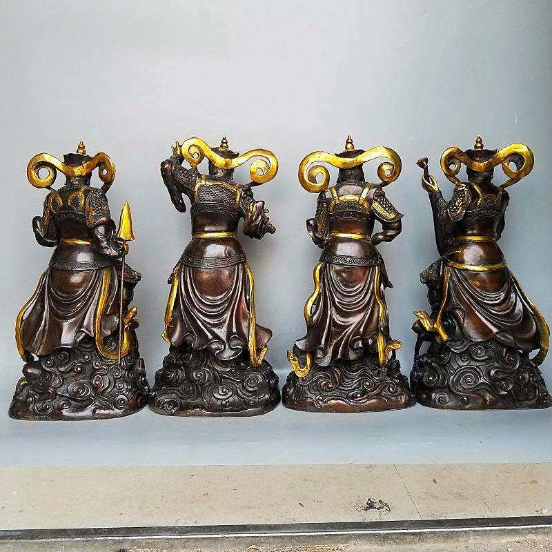 大号四大天王金刚铜像铜像妙音铜器铜雕工艺品厂