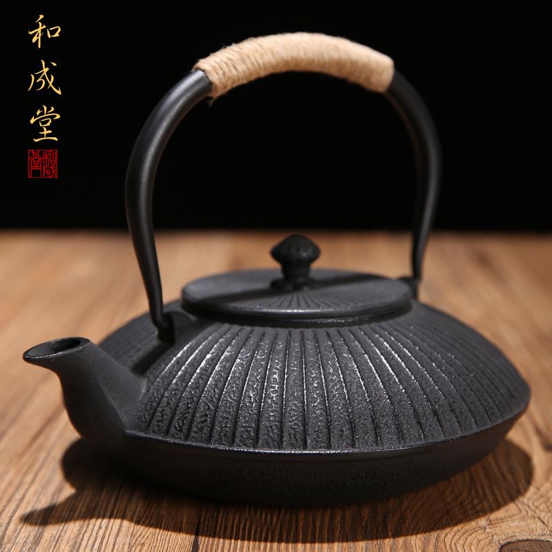 南部老铁壶 手工铸铁壶 生铁壶电陶炉煮水壶泡茶壶套装
