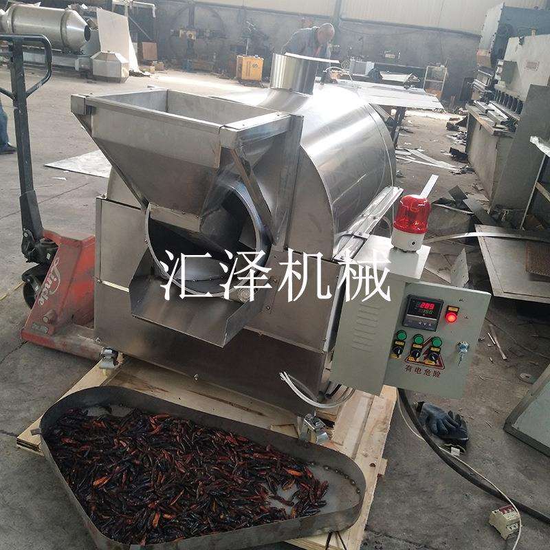 多功能滚筒炒货机 花生瓜子机器辣椒炒货机 滚筒炒锅花生烘烤机