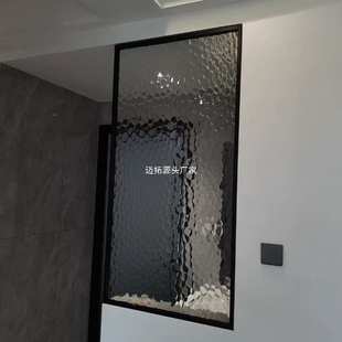 水立方半墙隔断屏风洗手池卫生间客厅入户玄关钢化艺术玻璃可订