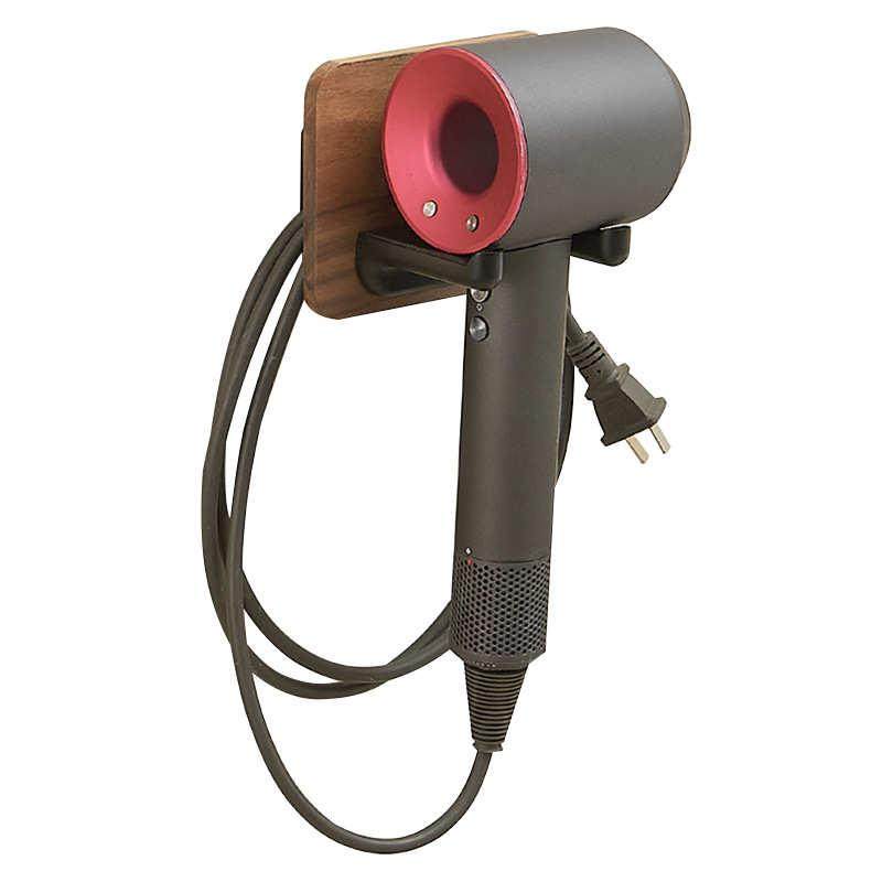 免打孔吹风机架卫生间置物架浴室墙上壁挂式原实木简约轻奢奶油风,家庭/个人清洁工具,吹风机置物架,淘宝优惠券,粉丝福利购,淘宝优惠卷