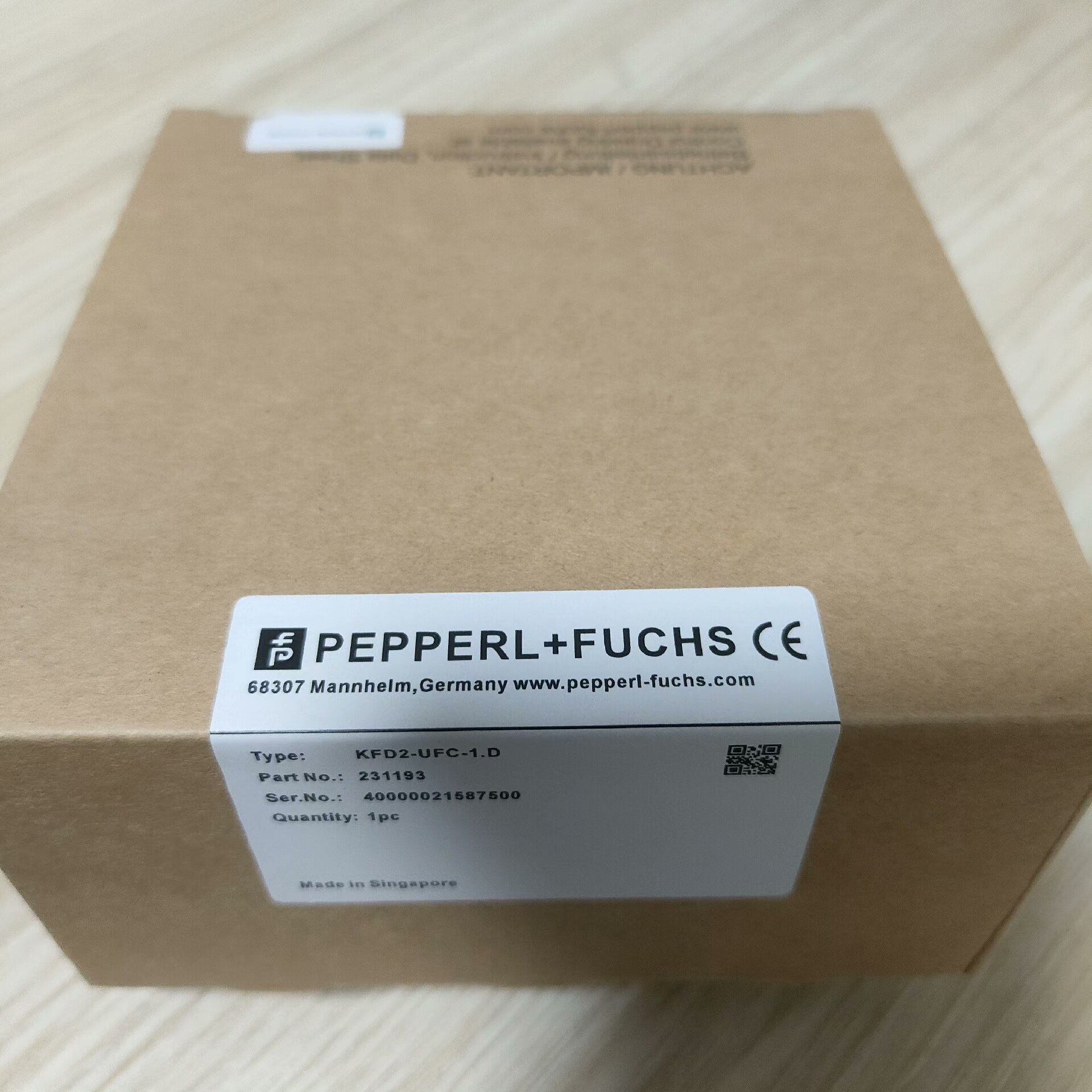 倍加福安全栅KFD2-UFC-1.D