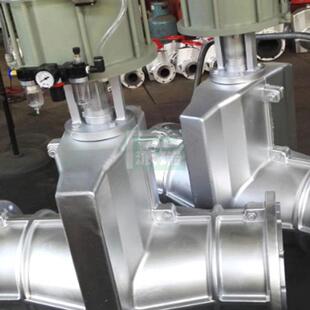 闭 气动管夹阀铝合金管夹阀GJ6K 6常开 41X 型气动管夹阀