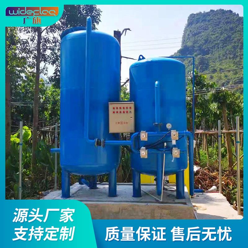 大型不锈钢重力无阀滤池一体化反冲洗净水设备全自动虹吸净水器