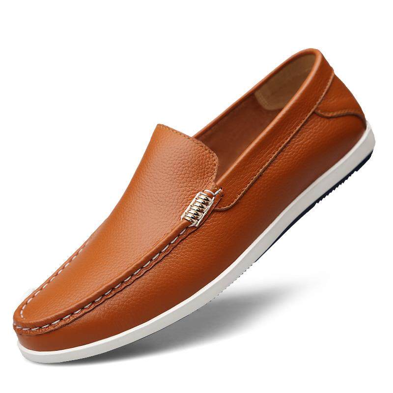 高档春季男士休闲尚软底轻便板鞋男青年一脚蹬鞋皮鞋子韩版时懒人,流行男鞋,休闲皮鞋,淘宝优惠券,粉丝福利购,淘宝优惠卷