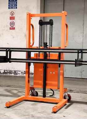 40kg半电动轻便升型堆高车行李OPI车移动型式便携模0具降车小平台