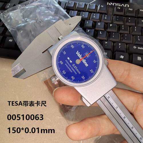 瑞士TESA带表卡尺5LKV0*0.01m05m110063高精度带表0游标卡尺