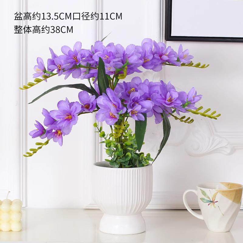 红掌仿真植物假花仿真花绿植花卉家居装饰品塑料花客厅摆件假盆栽