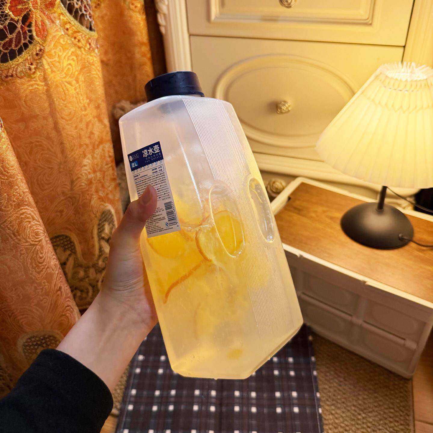 透明冷萃杯夏日冷水壶大容量果汁耐高温茶壶冰箱冷藏冷泡壶冷水壶