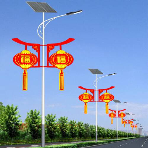 LED发光中国结路灯杆装饰灯户外灯杆广告牌灯箱厂家led景观灯