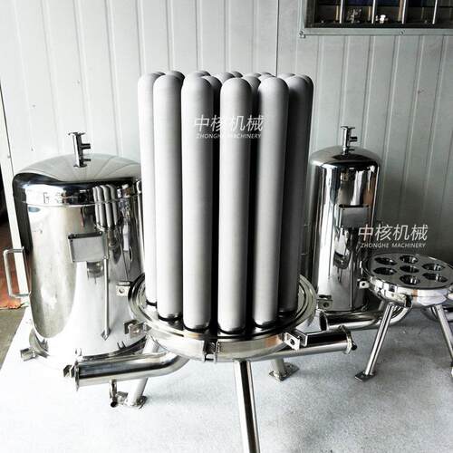 中核机械化工精密钛棒过滤器5T/h医药行业脱碳过滤设备耐腐蚀