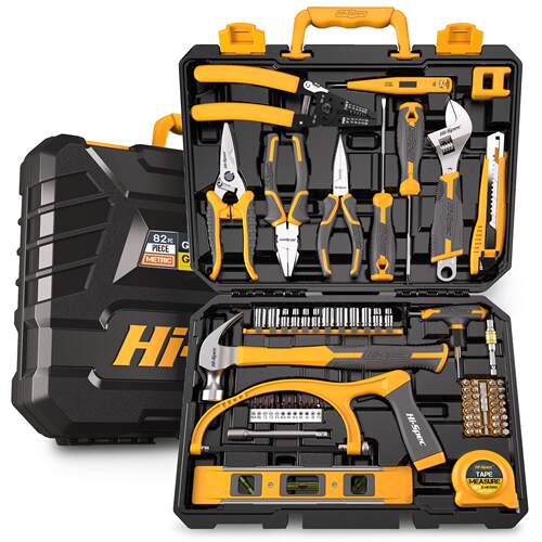 Hi-Spec82件套1/4&3/8新设计高品质家用组套汽车维修和保养组套