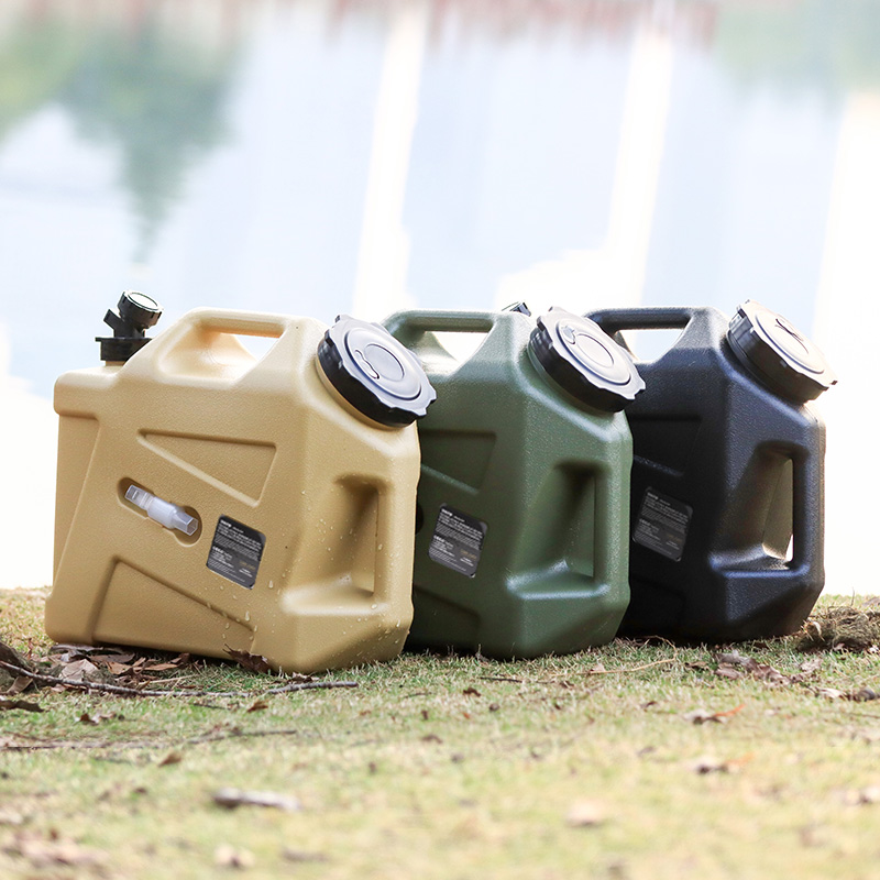 户外露营储水桶家用大容量储水箱车载食品级塑料桶带龙头饮水桶