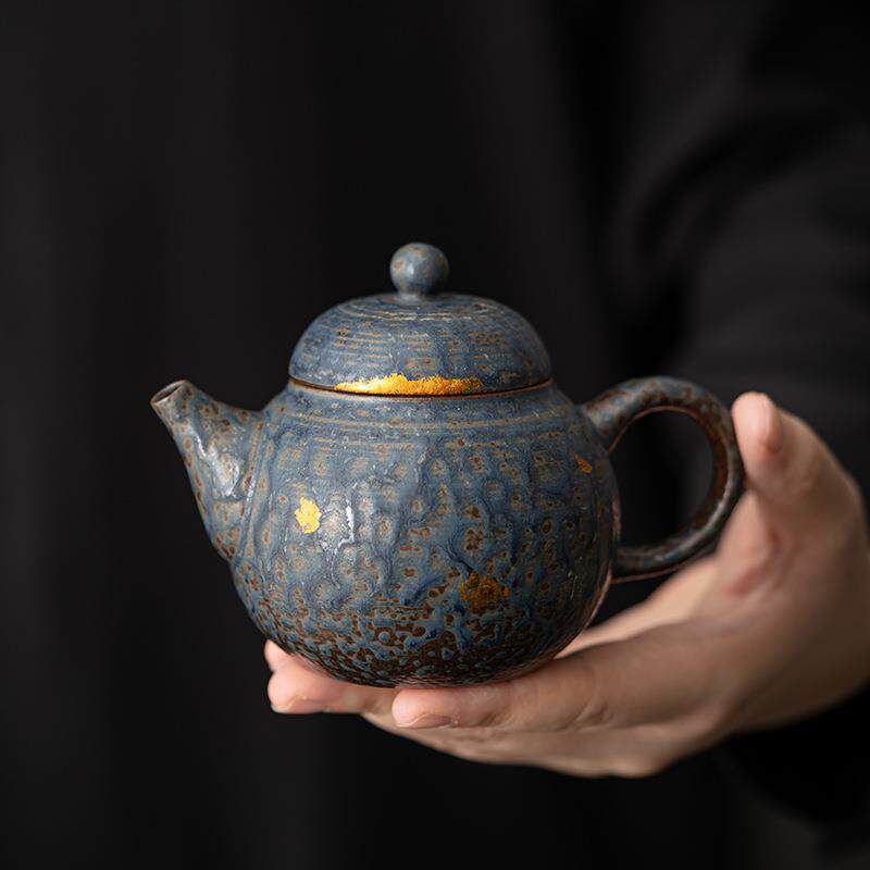 思老岩泥泡亭壶复古青铜用釉茶壶家茶具可养泡单DF514263壶高档茶