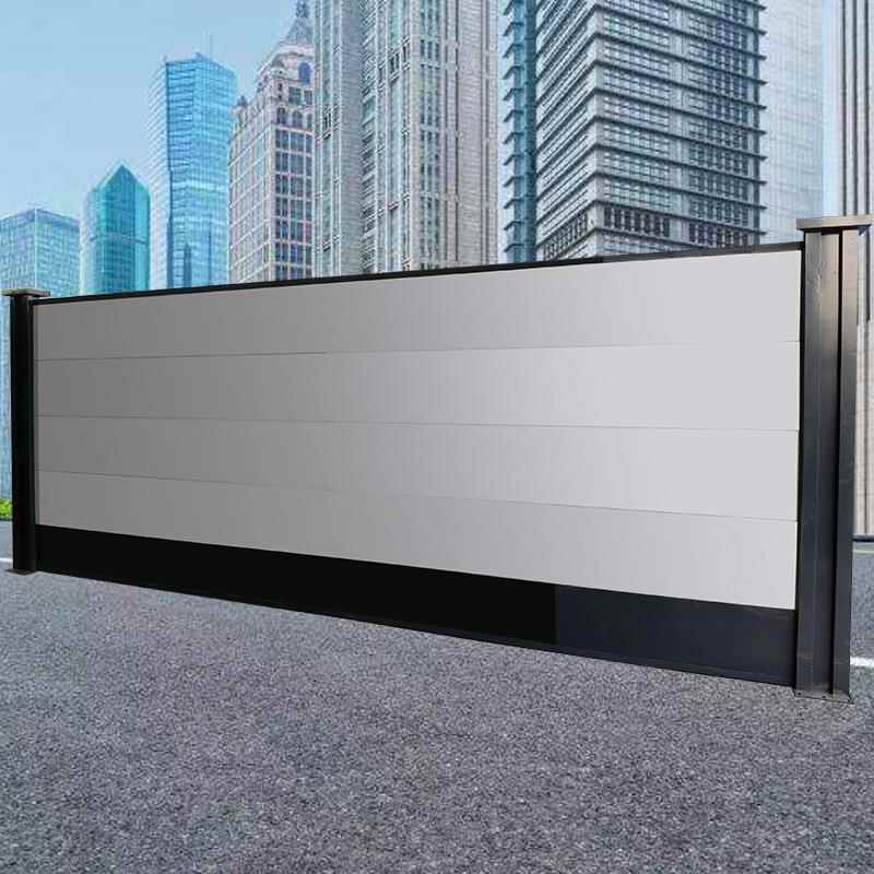 装配式钢结构围挡_市政道路临时拼装施工围挡_新型地铁装配式围挡
