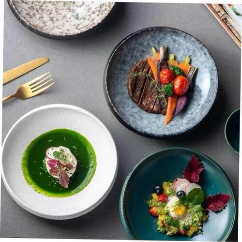 Ceramic plate big fish dish dumpling tray tableware plates