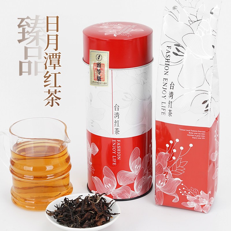 台湾日月潭红茶75g 重发酵蜜香型 红润甘醇香甜 高山茶叶名山茗造