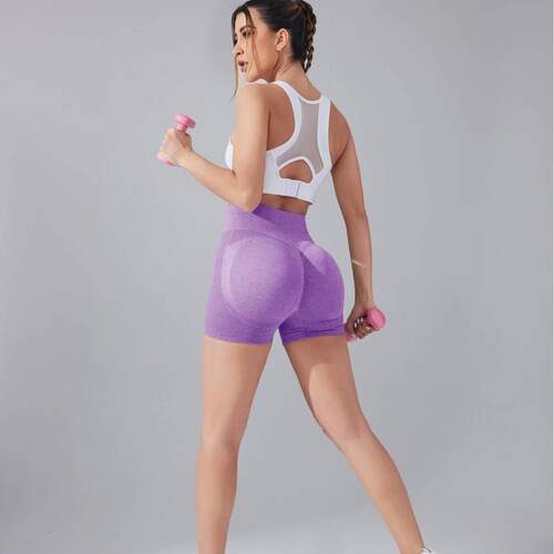 Sports and fitness shorts, breathable and hip enhancing,