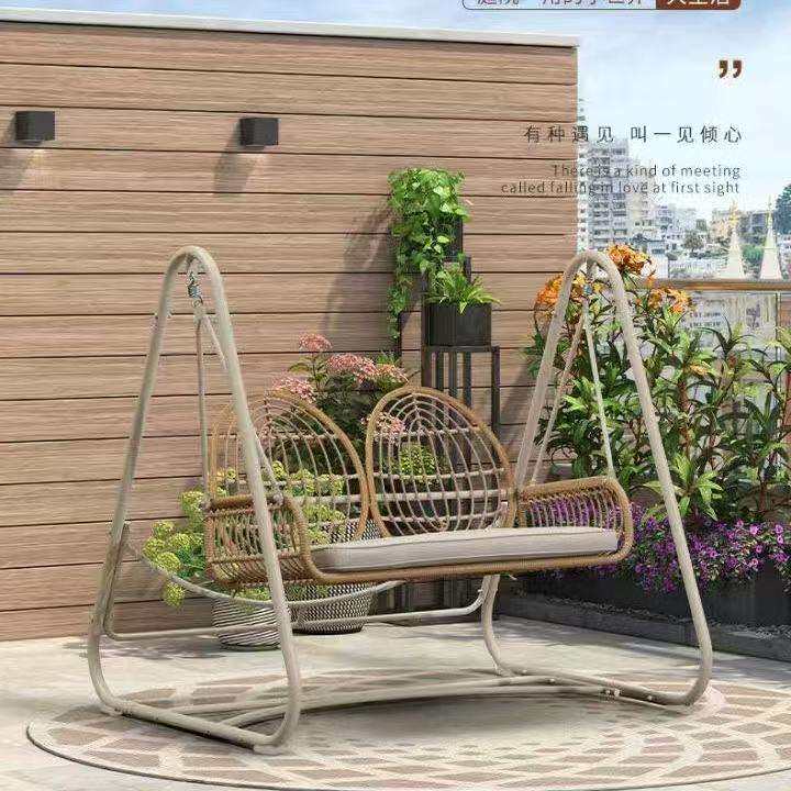 台家用吊单椅阳秋千内人吊椅秋千客厅吊篮双人吊床网al0019红可爱