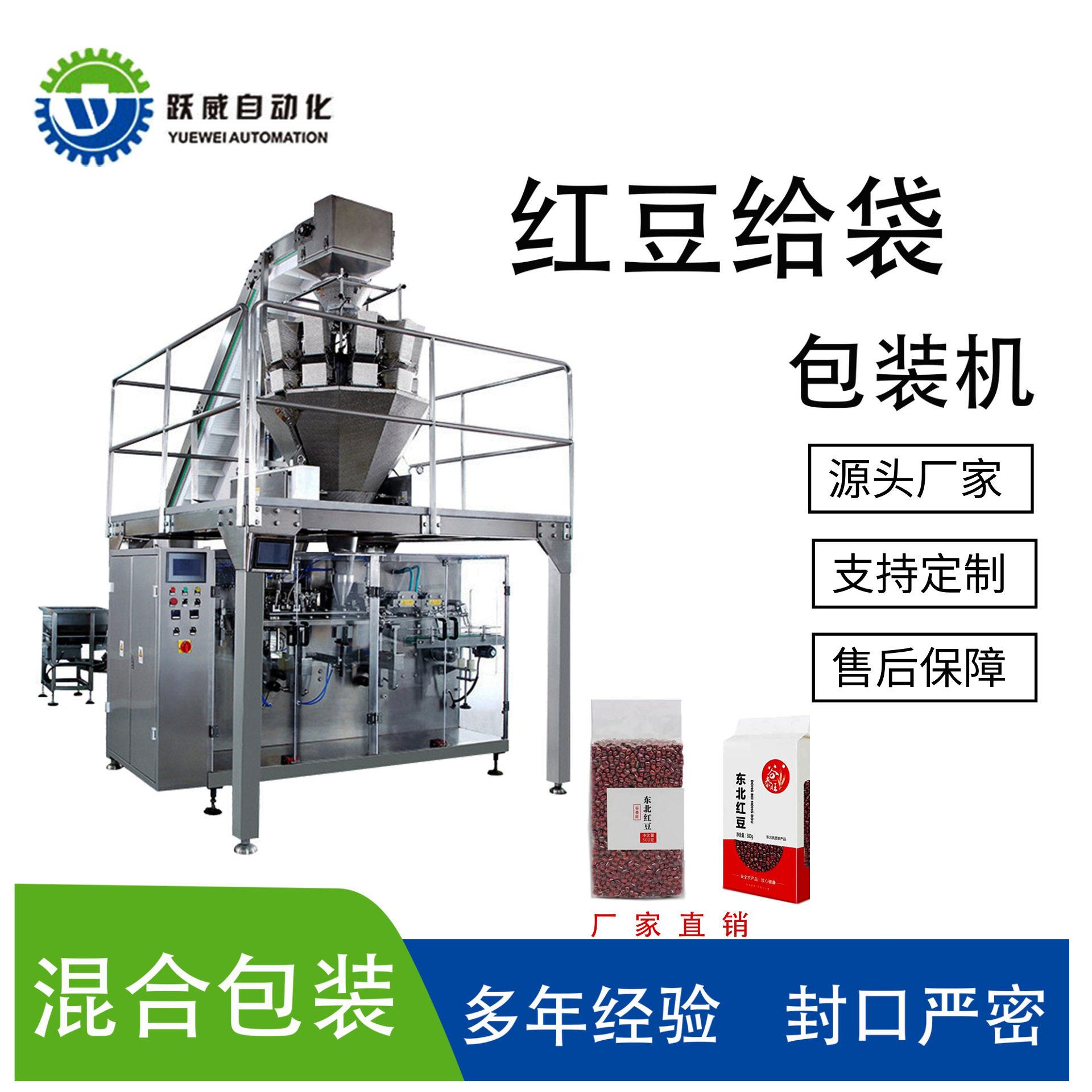 红豆给袋式包装机全自动立式食品粉末定量灌装打包一体机