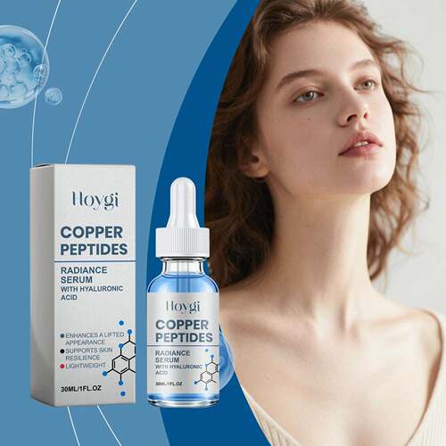 HOYGI Copper Peptide Rejuvenating Essence gently cares for t
