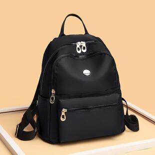 高级感超好看双肩包女上班通勤牛津布双肩包女新款时尚百搭包包书