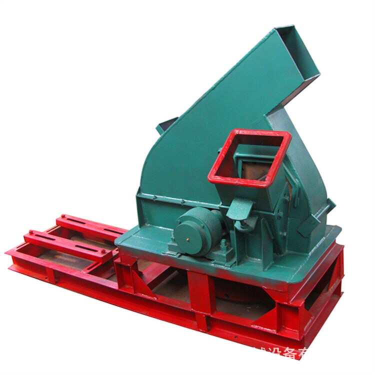 树枝破碎机 盘式木桩竹子粉削片机刨花机 湿木材带树叶粉碎机