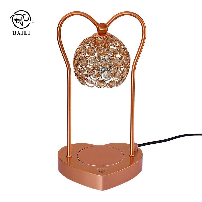 韩版复古心形融蜡灯定制香薰融蜡台灯插头可定做融烛灯批发