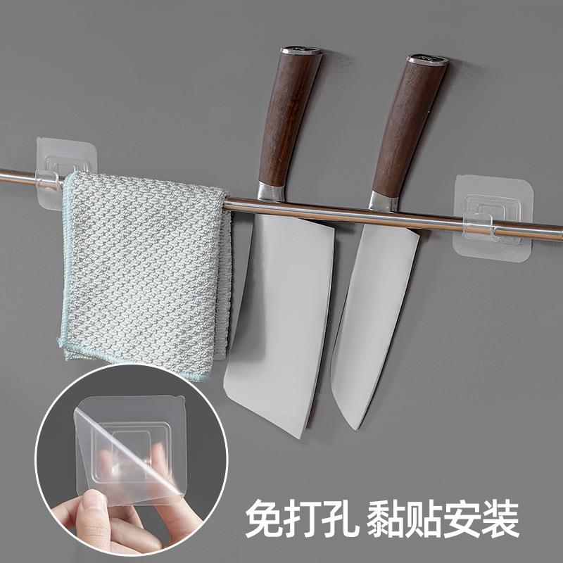 No-drill hanging rod fixator, traceless adhesive, extendable