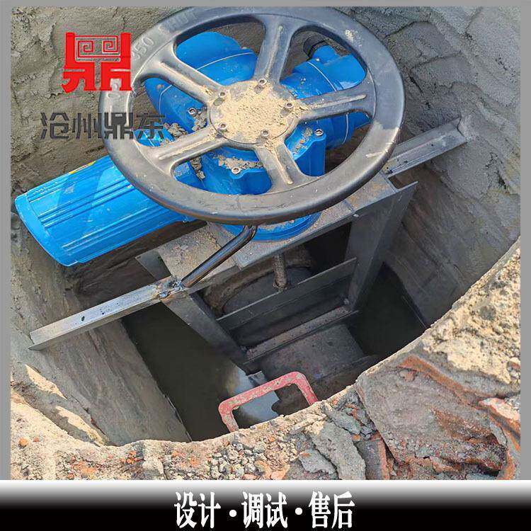 DZW20-18智能调节型电动执行器插板阀带中停功能阀门污水截止阀