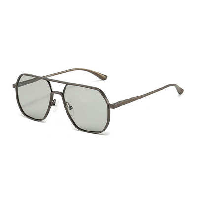 New Fashion Aluminum Photochromic Sunglasses Men Women Color