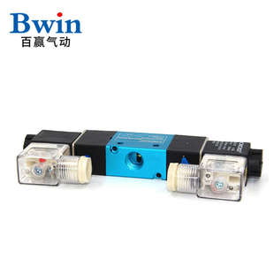 CNCKD喜凯迪二位三通电磁阀双头换向气阀单作用3V220 3V210