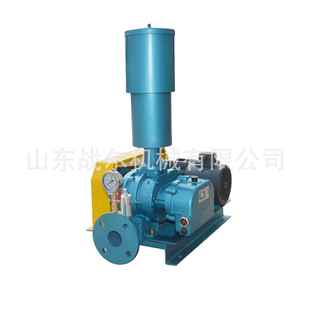 山东三罗茨鼓风机战尔机0械DN5气3KW电机低噪音罗DEI茨风机曝风叶