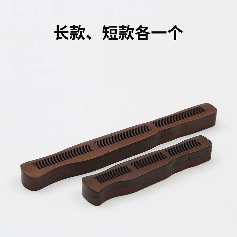 纯铜线香炉伏羲古琴卧香炉檀香炉家用室内客厅香盒香筒茶道香薰炉
