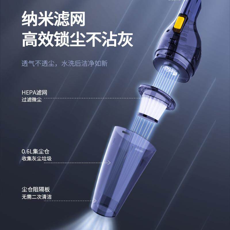 车载吸尘器手持无线汽车用品便携式小型干湿两用吸尘器超强吸力