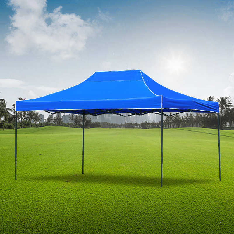 批发3*4.5帐广告篷 双顶四角户外广告展览帐篷 logo图案太阳伞蓬