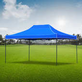 logo图案太阳伞蓬 双顶四角户外广告展览帐篷 批发3 4.5帐广告篷