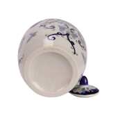 摆件家居仿古瓶装 饰品陶瓷青花瓷景德镇插花收藏罐客厅电视柜冬瓜