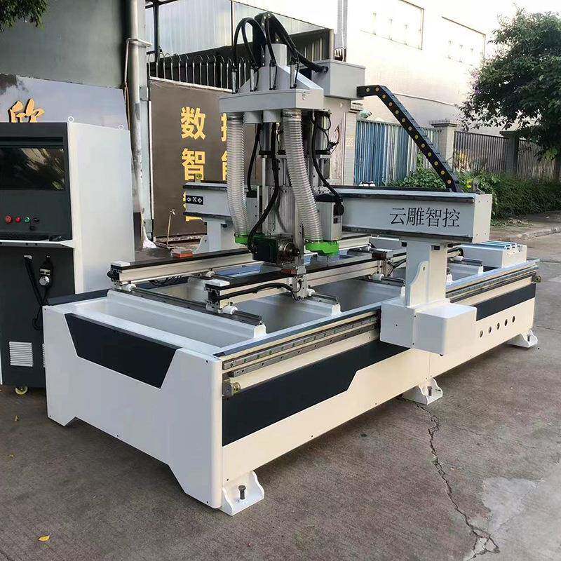 厂家优惠云雕数控木工开料机采用四工序钻孔切割成型更高效新能