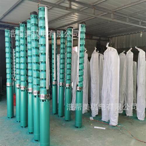 铸铁深井泵175/200/250QJ农用灌溉水泵水浸式多级潜水泵台州厂家