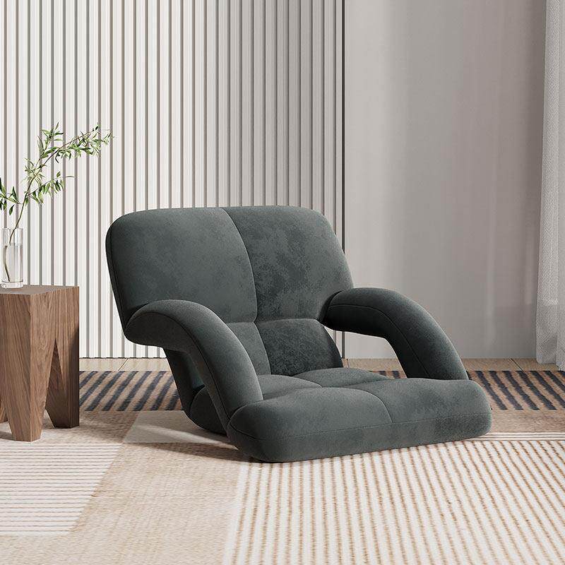 懒人坐垫地上靠垫一体飘窗折叠椅垫子床上日式小沙发榻榻米带靠背