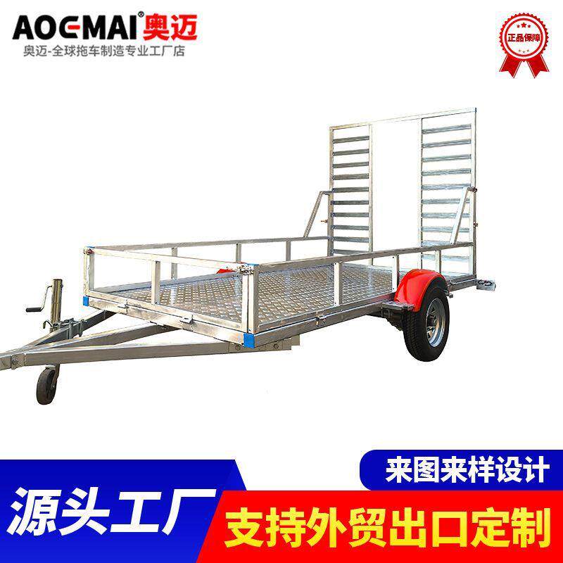 各类高栏拖车斗运输工具拖车高尔夫车拖车热镀锌出口订单厂家直销