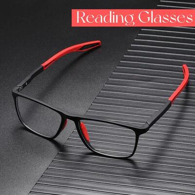 Anti-blue Light Reading Glasses Ultralight TR90 Sport Presby