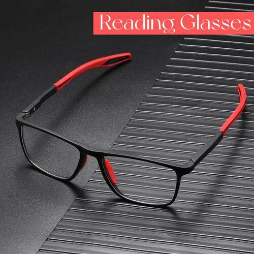 Anti-blue Light Reading Glasses Ultralight TR90 Sport Presby