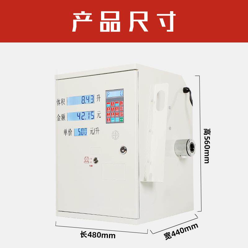 车载汽油防爆加油机12V24V220V加抽柴油泵一键锁机带开关电压显示
