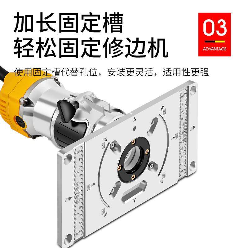 修边机倒装板木工锣机铣刀倒装台工作台电木铣雕刻铝塑板开槽折弯图片