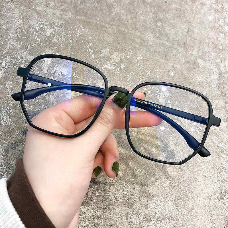 正品光黑框眼镜近视女防辐射抗蓝素光颜镜眼睛显脸小护目平韩版潮