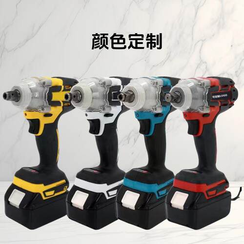 电动工具跨境锂电外贸无刷强扭电动扳手起子机充电扳手大扭力