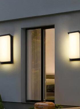 户外方楼形壁灯防水阳台露台道梯灯led超亮过庭院室602-B门口外墙